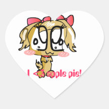 De appeltaartsticker van CaramelStar luvs