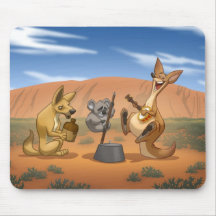 De Australische Band Mousepad van de Kruik Muis Matten
