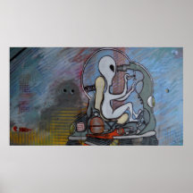 De Autoped van Pooter Print