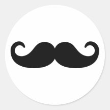 De Baard van de snor Stickers