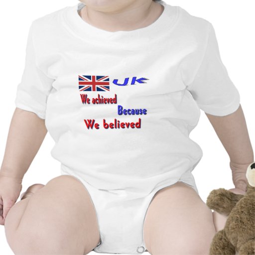 de babyt-shirts van het Verenigd Koninkrijk