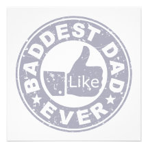 De Baddest de papa gris jamais - Faire-parts