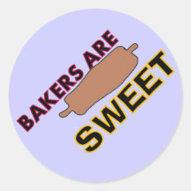 de bakkers zijn zoete stickers
