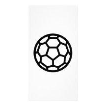 De bal van het handbal fotokaart