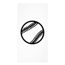 De bal van het honkbal foto wenskaarten