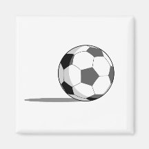 De Bal van het voetbal Koelkast Magneet
