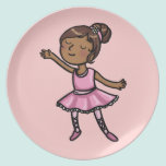 De Balletdanser van de cartoon borden