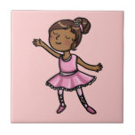 De Balletdanser van de cartoon tegeltjes