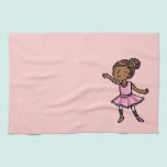 De Balletdanser van de cartoon keukenhanddoeken