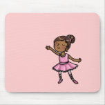 De Balletdanser van de cartoon muismatten