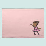 De Balletdanser van de cartoon placemats
