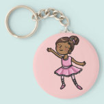 De Balletdanser van de cartoon sleutelhangers