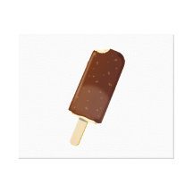 De Bar van het Roomijs van de chocolade Gallerij Wrapped Canvas