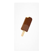 De Bar van het Roomijs van de chocolade Foto Kaart