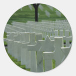 De begraafplaats van de Wereldoorlog II, Herdenkin Ronde Sticker