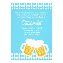 De Beierse Uitnodiging van Oktoberfest van de Sten