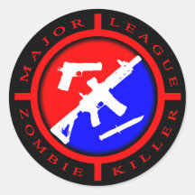 De belangrijke Moordenaar van de Zombie van de Lig Stickers