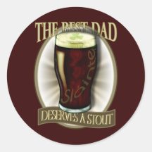 De beste Papa verdient een Stout Sticker