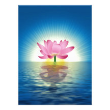 De Bezinning van Lotus Custom Uitnodging