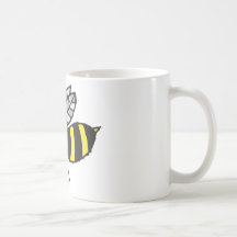 De Bij van de cartoon Koffie Beker