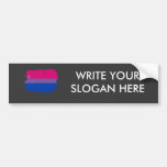 De biseksuele Kleuren van de Trots Bumperstickers