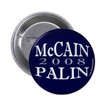 De Blauwe Knoop van McCAIN PALIN 2008 Speldje