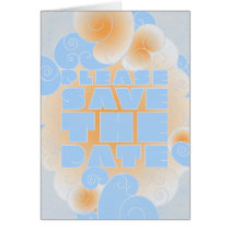 De blauwe Luim bewaart de Datum Notecard kaarten