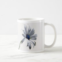 De blauwe Mok van de Koffie van de Bloem