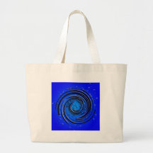 De blauwe Werveling van de Orkaan Tas