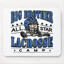 De blauwhelm van de Lacrosse van de grote Broer Muis Mat