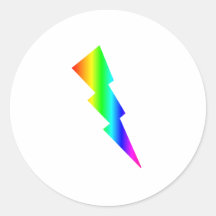 De Bliksem van de regenboog Stickers