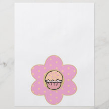 De Bloem van Cupcake Persoonlijke Folder