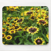 De bloem van het Oog van de tijger mousepad Muis Matten