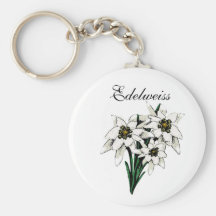 De Bloemen van het edelweiss Sleutel Hanger
