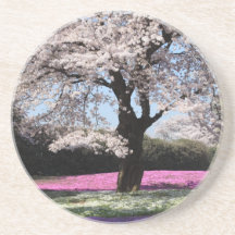 DE BLOESEMS VAN DE KERS VAN SAKURA JAPAN DRANKJES ONDERZETTER