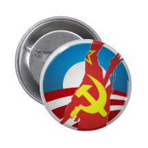 De Blootgestelde Knoop van Obama Logo Speld Buttons
