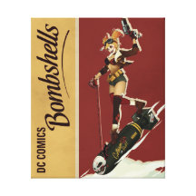 De Bom van Quinn van Harley Canvas Afdruk