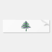 De Bomen van Delite van het strand Bumpersticker