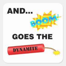De boom gaat de Vierkante Stickers van het Dynamie