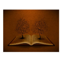 De boom GiddyUp en de Boom van het Manuscript Bick Wens Kaart