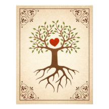 De boom met de familiebijeenkomst van het hart ver uitnodiging