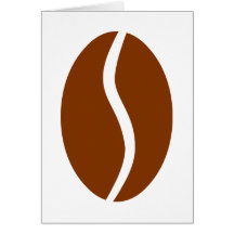 De boon van de koffie kaart