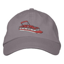 De Boot van het ponton Geborduurde Baseball Caps