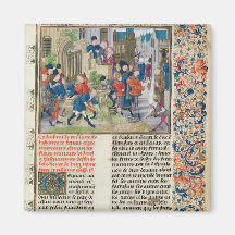 De bouw van de Stichtingen van het Klooster Koelkast Magneetjes