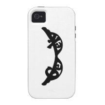 De bril van Geek Vibe iPhone 4 Hoesje