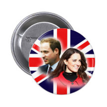 De Britse Knoop van de Vlag William & Kate Speldbutton