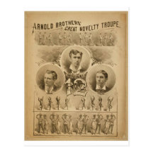 De Broers van Arnold, de "Groep" Retro Thea Grote  Wenskaart