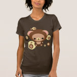 de brownie draagt t-shirt