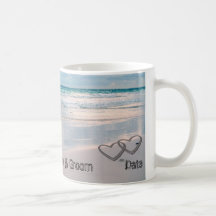 De bruid & de Bruidegom noemen Geschreven in het Z Koffie Mokken