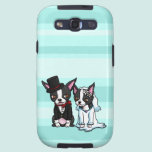 De Bruid en de Bruidegom van Boston Terrier casemate hoesje